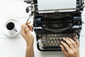 creative writing, typewriter